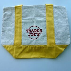 Trader Joe’s Mini Canvas Tote Bag | Yellow